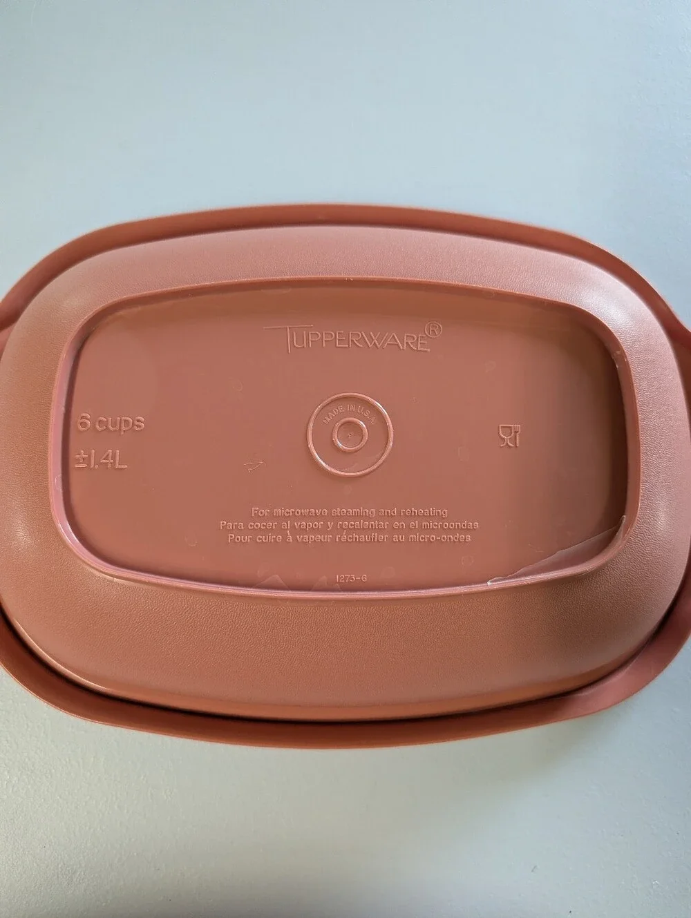 vintage TUPPERWARE micro steamer microwave dish
